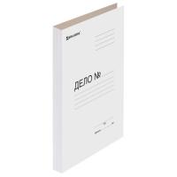 Папка без скоросшивателя "Дело", картон мелованный, плотность 440 г/м2, до 200 листов, BRAUBERG