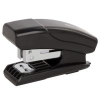 Степлер №24/6, 26/6 МИНИ BRAUBERG "Black Jack", до 18 листов, антистеплер, черный