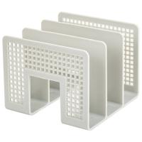 Лоток-сортер для бумаг BRAUBERG "Office-Expert", 3 отделения, 207х212х168 мм, сетчатый серый