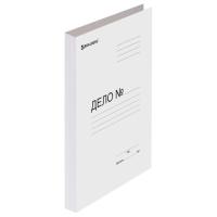 Папка без скоросшивателя "Дело", картон мелованный, плотность 280 г/м2, до 200 листов, BRAUBERG