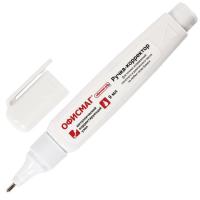 Ручка-корректор ОФИСМАГ, 9 мл, металлический наконечник
