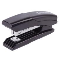 Степлер №10 BRAUBERG "Black Jack", до 18 листов, антистеплер, черный