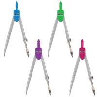 Циркуль ERICH KRAUSE "School", 120 мм, туба, ассорти, дисплей