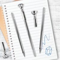 Ручка фигурная шариковая ЮНЛАНДИЯ "Кристалл", корпус ассорти, СИНЯЯ, пишущий узел 0,7 мм