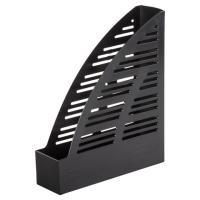 Лоток вертикальный для бумаг BRAUBERG "Standard", 245х70х295 мм, черный