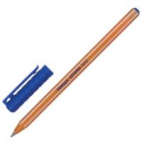 Ручка шариковая масляная PENSAN Officepen 1010, СИНЯЯ, корпус оранжевый, 1 мм, линия 0,8 мм