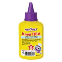 Клей ПВА ЮНЛАНДИЯ (бумага, картон, дерево), 65 г