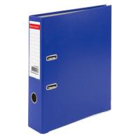 Папка-регистратор, покрытие пластик, 75 мм, ПРОЧНАЯ, с уголком, BRAUBERG, синяя