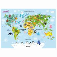 Настольное покрытие ЮНЛАНДИЯ, А3+, пластик, 46x33 см, "Map"