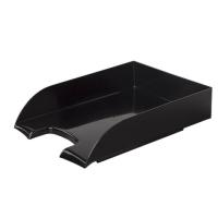Лоток горизонтальный для бумаг BRAUBERG "Office style", 320х245х65 мм, черный