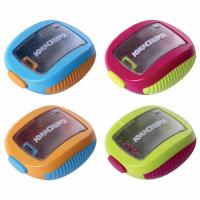 Точилка ЮНЛАНДИЯ "Звездолет Юнландика", с контейнером, пластиковая, корпус ассорти