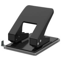 Дырокол металлический ERICH KRAUSE "Quadro", до 40 листов, черный