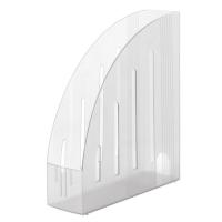 Лоток вертикальный для бумаг BRAUBERG "Energy" (241х85х300 мм), эргономичная форма, прозрачный