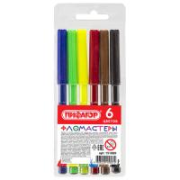 Фломастеры ПИФАГОР, 6 цветов, вентилируемый колпачок