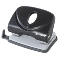 Дырокол BRAUBERG "Original", до 20 листов, черный