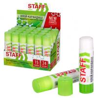 Клей-карандаш УСИЛЕННЫЙ STAFF Profit, 15 г, PVP-основа