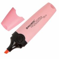 Текстовыделитель BRAUBERG "DELTA PASTEL", ПАСТЕЛЬНЫЙ РОЗОВЫЙ, линия 1-5 мм