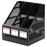 Лоток вертикальный для бумаг BRAUBERG "SMART-MAXI" (254х255х297 мм), 3 отделения, сетчатый, сборный, черный, 231525 Лоток вертикальный для бумаг BRAUBERG "SMART-MAXI" (254х255х297 мм), 3 отделения, сетчатый, сборный, черный, 231525
