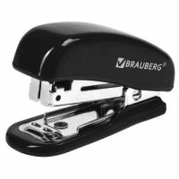 Степлер №10 МИНИ BRAUBERG "Classic", до 12 листов, с антистеплером, черный