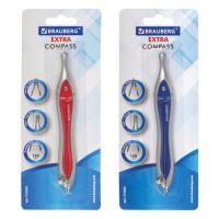 Циркуль BRAUBERG "Extra", 125 мм, блистер