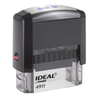 Штамп стандартный "ВХОД №", оттиск 38 х 14 мм, синий, TRODAT IDEAL 4911 DB - 1.22