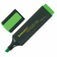 Текстовыделитель BRAUBERG "ORIGINAL", ЗЕЛЕНЫЙ, линия 1-5 мм