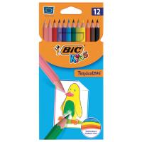 Карандаши цветные BIC "Tropicolors", 12 цветов, шестигранные