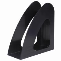 Лоток вертикальный для бумаг BRAUBERG "Delta", 240х90х240 мм, черный