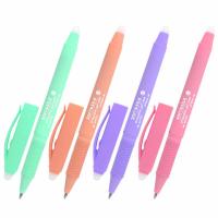 Ручка стираемая гелевая с грипом BRAUBERG "SOFT&SILK PASTEL", СИНЯЯ, корпус ассорти, узел 0,7 мм