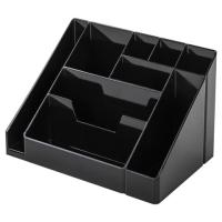 Подставка-органайзер BRAUBERG GRAND OFFICE, 9 отделений, 115х160х105 мм, черная