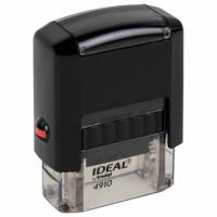 Оснастка для штампа, размер оттиска 26х9 мм, синий, TRODAT IDEAL 4910 P2, подушка в комплекте