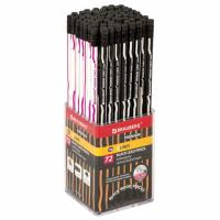 Карандаш чернографитный BRAUBERG "PREMIUM TURKEY", 1 шт., "Lines", НВ, ассорти, дисплей