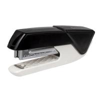 Степлер №24/6, 26/6 BRAUBERG "ADVANCED", до 20 листов, с антистеплером, черный