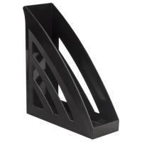 Лоток вертикальный для бумаг BRAUBERG "Office style", 245х90х285 мм, черный