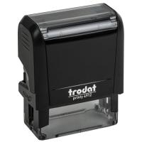 Оснастка для штампа, размер оттиска 47х18 мм, синий, TRODAT 4912 P4, подушка в комплекте