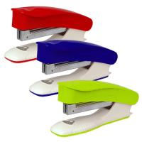 Степлер №10 BRAUBERG "METROPOLIS", до 20 листов, с антистеплером, ассорти