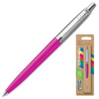 Ручка шариковая PARKER "Jotter Orig Magenta", корпус розовый, нержавеющая сталь, блистер, синяя