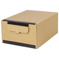 Короб архивный на липучке 380х285х170 мм, гофрокартон, до 1700 л., STAFF