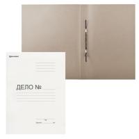 Скоросшиватель картонный мелованный BRAUBERG, гарантированная плотность 440 г/м2, до 200 листов