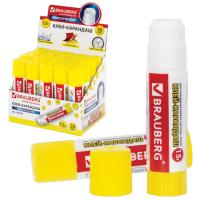 Клей-карандаш BRAUBERG "Смайлики", 15 г