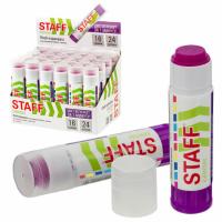 Клей-карандаш STAFF EVERYDAY, 16 г, обесцвечивающийся после высыхания