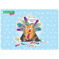 Настольное покрытие BRAUBERG KIDS для труда и творческих занятий, ПВХ, "Art throne", 50х35 см