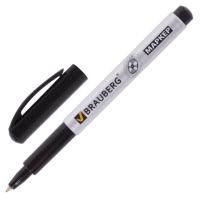 Маркер для CD и DVD BRAUBERG, ЧЕРНЫЙ, тонкий наконечник, 1 мм