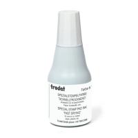 Краска штемпельная TRODAT 7021 белая 25 мл, на СПИРТОВОЙ основе, 73478