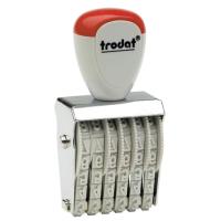 Нумератор ручной ленточный, 6 разрядов, оттиск 27х4 мм, TRODAT 1556