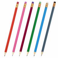 Карандаш чернографитный KOH-I-NOOR, 1 шт., "Astra", НВ, с ластиком, корпус ассорти, заточенный, 1380, 1380002017KSRU