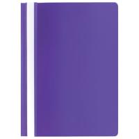 Скоросшиватель пластиковый STAFF, А4, 100/120 мкм, фиолетовый