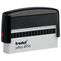 Оснастка для штампа, размер оттиска 70х10 мм, синий, TRODAT 4916 P4, подушка в комплекте