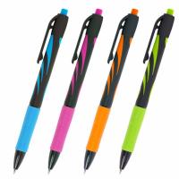 Ручка шариковая автоматическая BRAUBERG ULTRA-RT NEON, СИНЯЯ, 0,7 мм, линия 0,35 мм