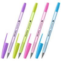 Ручка шариковая BRAUBERG "M-500 PASTEL", СИНЯЯ, корпус ассорти, узел 0,7 мм, линия письма 0,35 мм